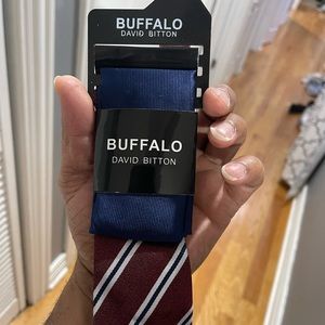 Neck-Tie and Pocket Square by Buffalo David Bitton Sz OS